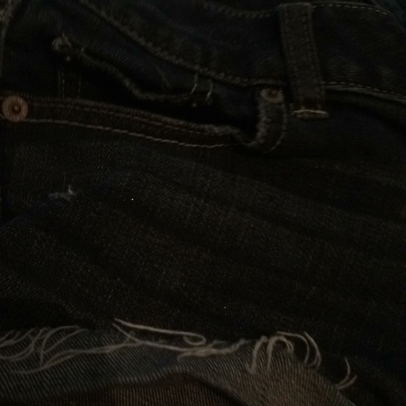 Dark wash jean shorts - Picture 3 of 3